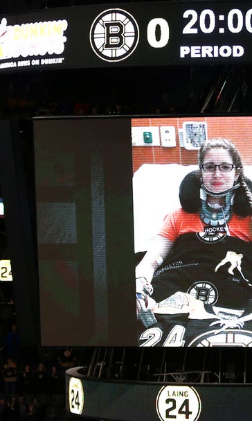 Denna Laing shows off remarkable improvement in spinal cord injury rehab